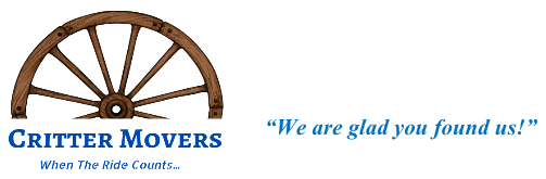 Critter Movers Logo and Tag Line